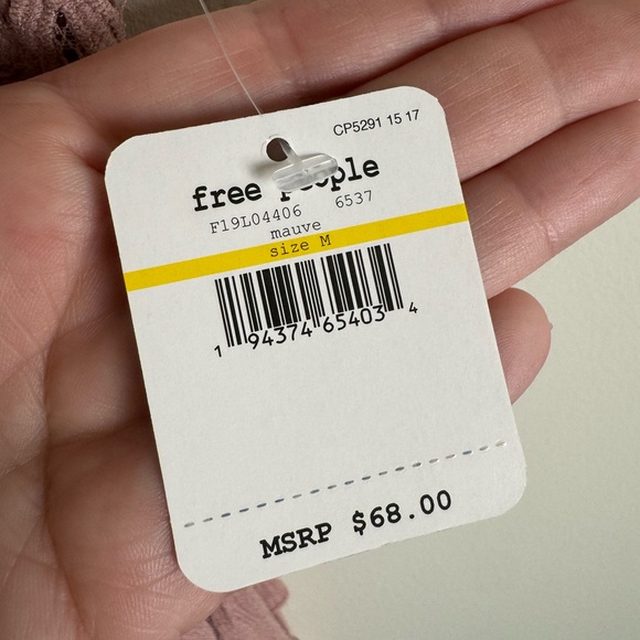 Free People Dusty Mauve Adella Cami Medium - Picture 8 of 11